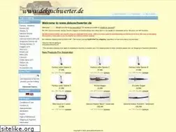 Sites similar to dekoschwerter.de