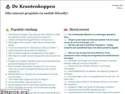 Sites similar to dekrantenkoppen.be