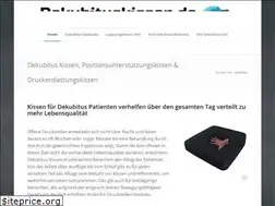 Sites similar to dekubituskissen.de