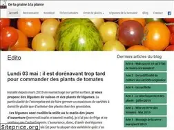 Sites similar to delagrainealaplante.fr
