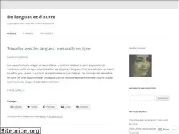 Sites similar to delanguesetdautre.com