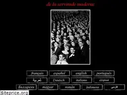 Sites similar to delaservitudemoderne.org
