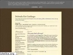 Sites similar to delendaestcarthago.blogspot.com