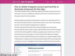 Sites similar to deleteinstagram.com