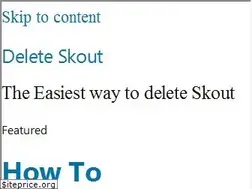 Sites similar to deleteskout.com