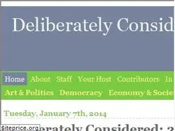 Sites similar to deliberatelyconsidered.com
