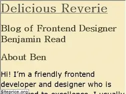 Sites similar to deliciousreverie.co.uk