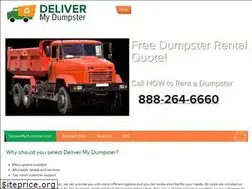 Sites similar to delivermydumpster.com
