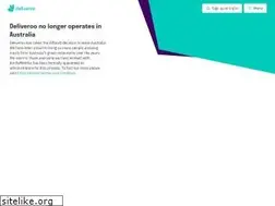 Sites similar to deliveroo.com.au