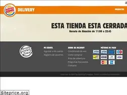 Sites similar to delivery.burgerking.com.py