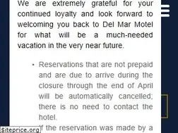 Sites similar to delmarmotelonthebeach.com