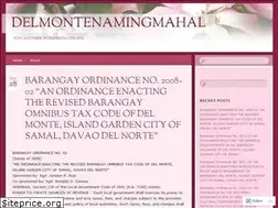 Sites similar to delmontenamingmahal.wordpress.com