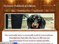Sites similar to delorenzodachshund.com