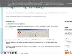 Sites similar to delphiprogging.blogspot.com