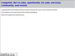 Sites similar to delrio.craigslist.org