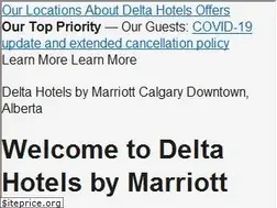 Sites similar to deltahotels.com