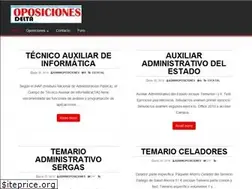 Sites similar to deltaoposiciones.es
