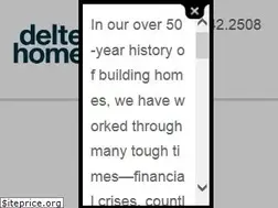 Sites similar to deltechomes.com