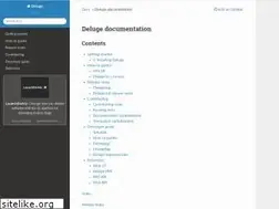 Sites similar to deluge.readthedocs.io