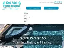 Sites similar to delvalpoolsandspas.com