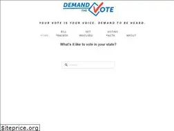 Sites similar to demandthevote.com