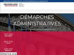 Sites similar to demarches-administratives.org