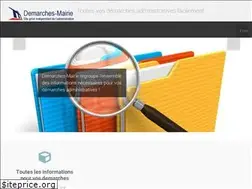 Sites similar to demarches-mairie.fr