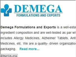 Sites similar to demegaformulations.info