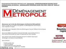 Sites similar to demenagementmetropole.com
