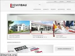 Sites similar to demirbau.de
