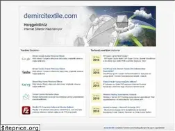 Sites similar to demircitextile.com