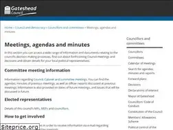 Sites similar to democracy.gateshead.gov.uk