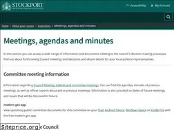 Sites similar to democracy.stockport.gov.uk