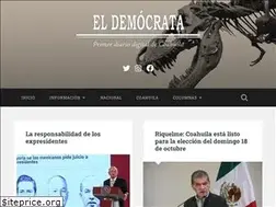 Sites similar to democratacoahuila.com