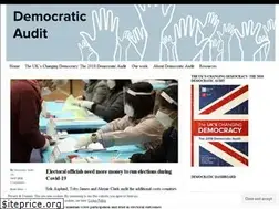 Sites similar to democraticaudit.com