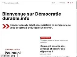 Sites similar to democratie-durable.info