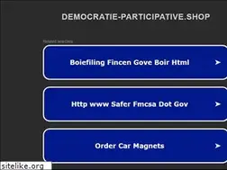 Sites similar to democratie-participative.shop