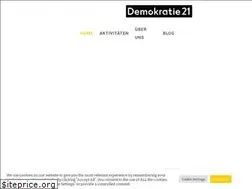 Sites similar to demokratie21.at