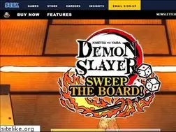 Sites similar to demonslayer-sweeptheboard.sega.com