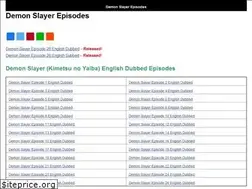 Sites similar to demonslayerepisodes.com