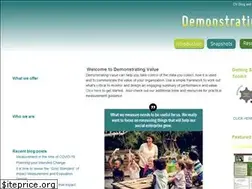 Sites similar to demonstratingvalue.org