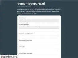 Sites similar to demontageparts.nl