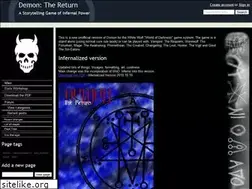 Sites similar to demonthereturn.wikidot.com