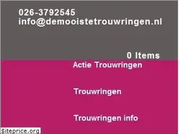 Sites similar to demooistetrouwringen.nl