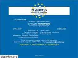 Sites similar to demotrans.pl
