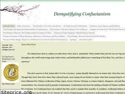 Sites similar to demystifyingconfucianism.info