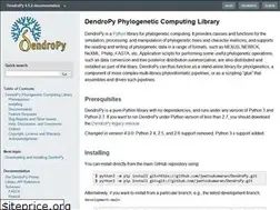 Sites similar to dendropy.org