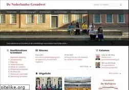 Sites similar to denederlandsegrondwet.nl