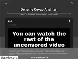 Sites similar to denemecevapanahtari.blogspot.com