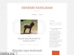 Sites similar to denemeyanilmam.wordpress.com
